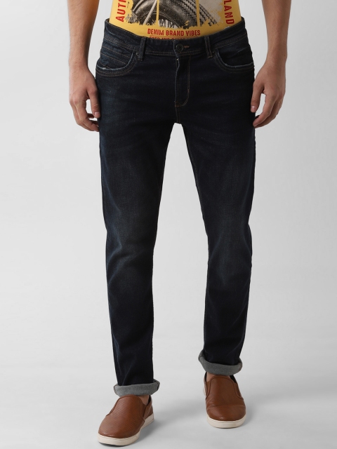 

Peter England Casuals Men Navy Blue Slim Fit Mid-Rise Clean Look Stretchable Jeans
