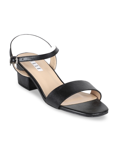 

ELLE Women Black Solid Heels