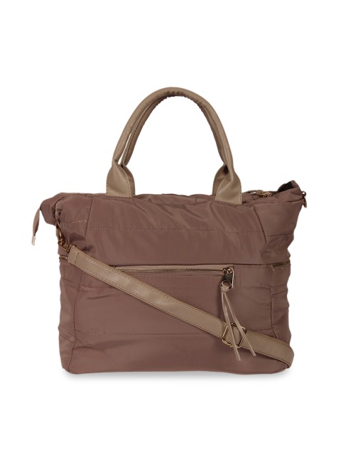 

red pout Brown Solid Handheld Bag