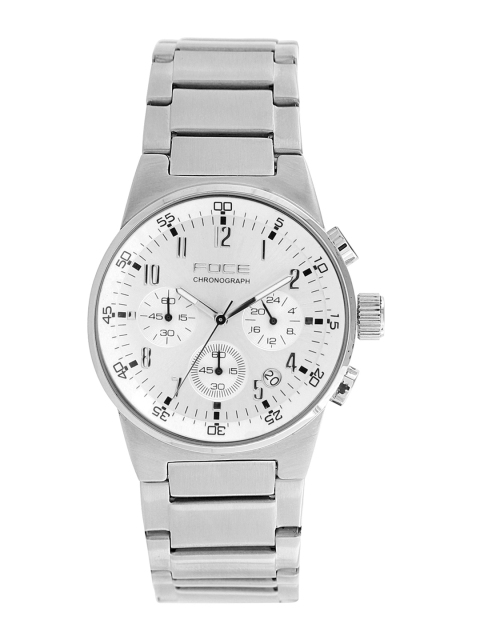

FOCE Men Silver-Toned Analogue Watch FCMW109GSM