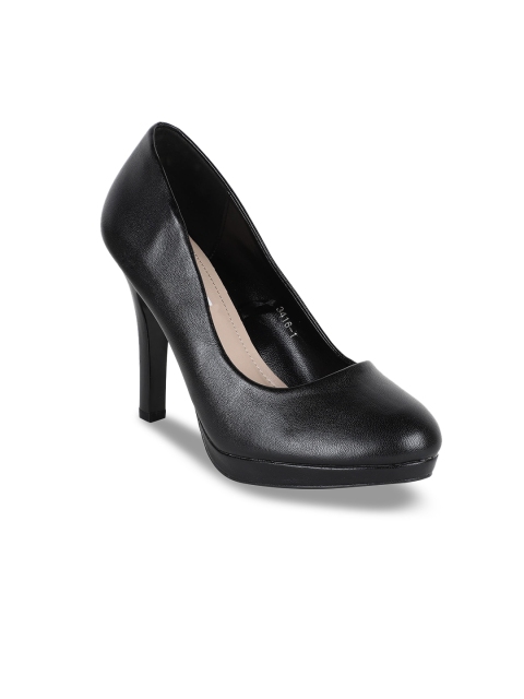 

ELLE Women Black Solid Pumps