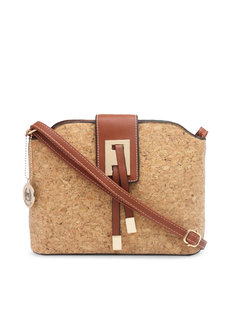 

Moedbuille Brown Printed Sling Bag