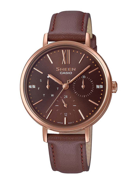 

Casio Sheen Women Brown Analogue watch SH215 SHE-3064PGL-5AUDF
