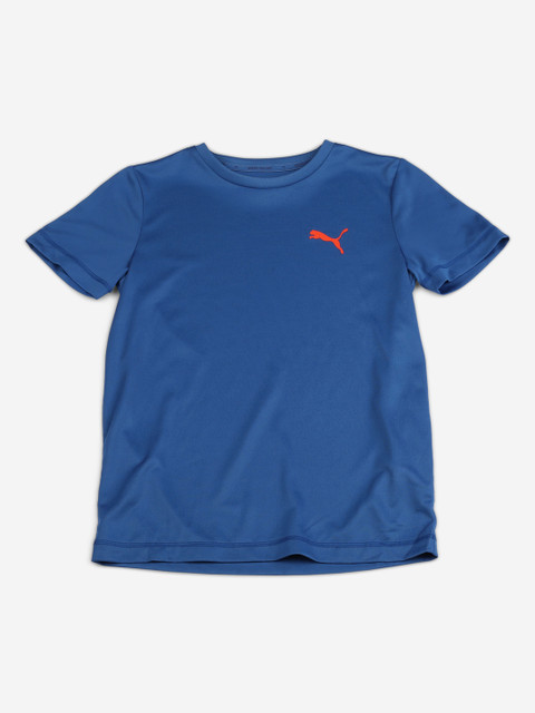 

Puma Boys Blue Solid Round Neck T-shirt