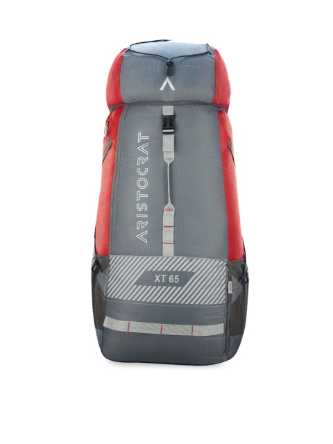 

Aristocrat PITCH Unisex Red & Grey Colourblocked Medium Rucksack