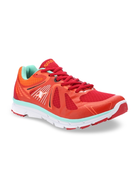 

Sparx Men Red Mesh Running Shoes