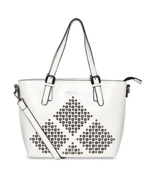 

ESBEDA White Embellished Shoulder Bag
