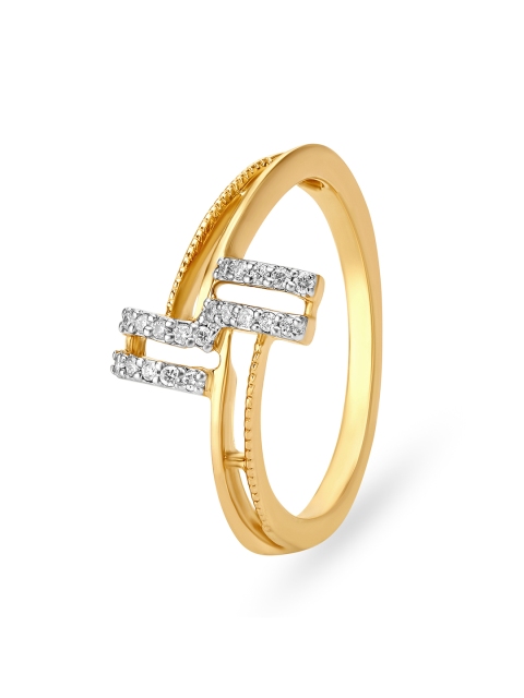 

Mia by Tanishq 14KT Gold Citrine Stud Earrings, Yellow