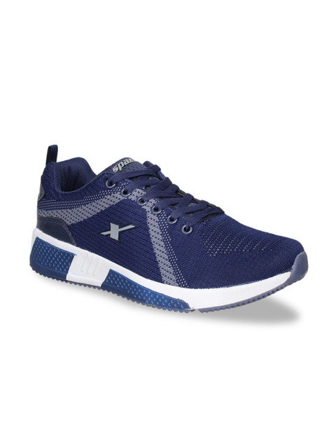 

Sparx Men Navy Blue Mesh Running Shoes