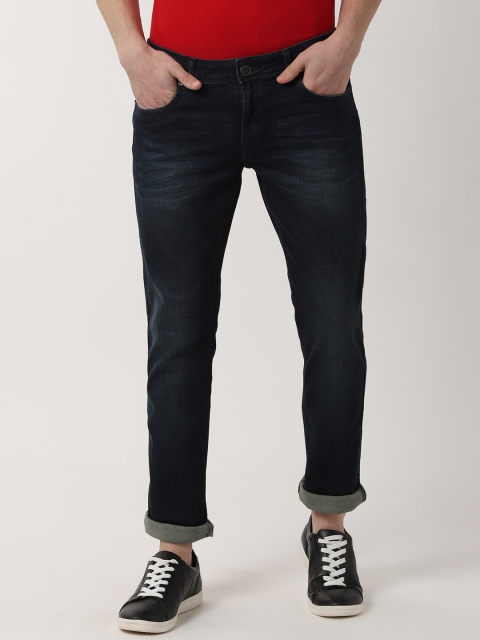 

Peter England Casuals Men Blue Slim Fit Mid-Rise Clean Look Stretchable Jeans