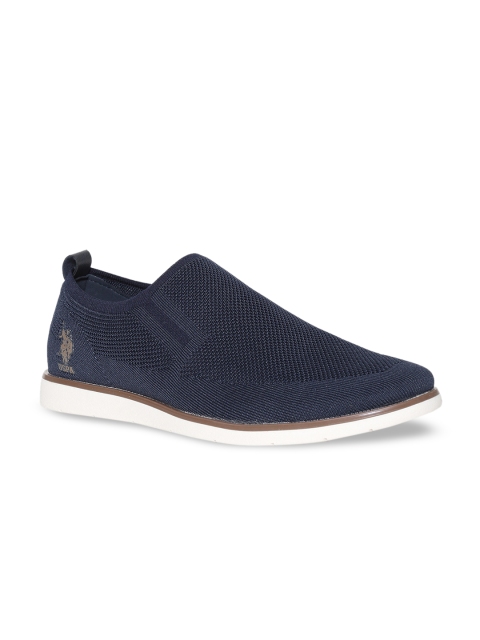 

U.S. Polo Assn. Men Navy Blue Slip-On Sneakers