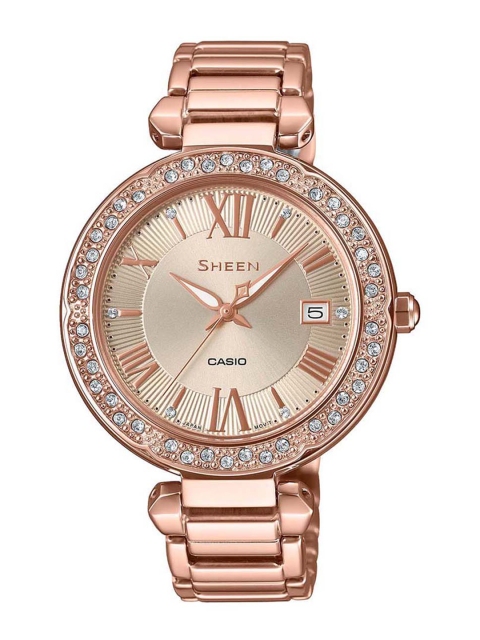 

Casio Sheen Women Rose Gold Analogue watch SH209 SHE-4057PG-4AUDF