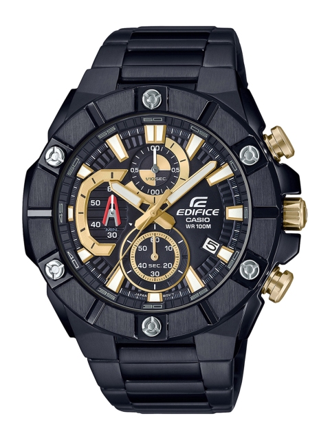 

CASIO Edifice Men Black Analogue Watch ED489 EFR-569DC-1AVUDF