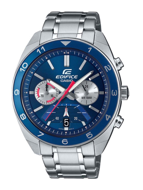 

CASIO Edifice Men Blue Chronograph Watch ED485 EFV-590D-2AVUDF