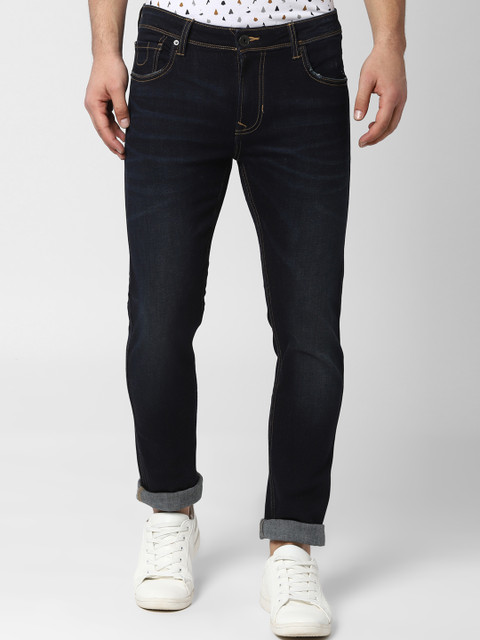 

Peter England Casuals Men Blue Slim Fit Mid-Rise Clean Look Stretchable Jeans