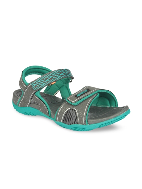 

Sparx Women Grey & Green Sports Sandals