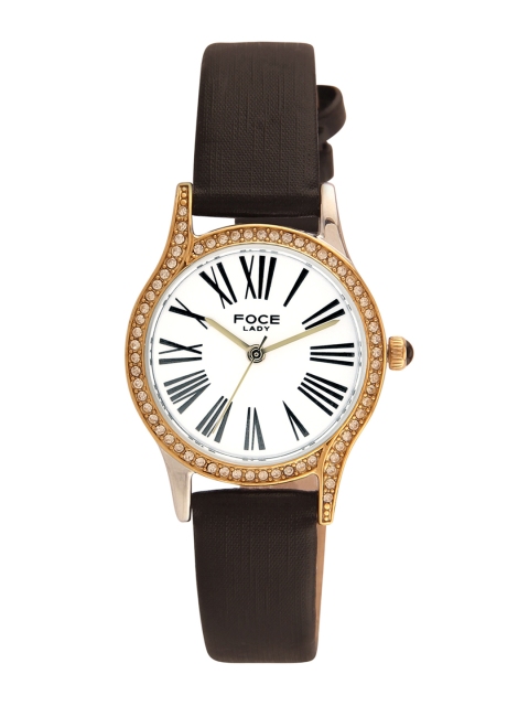 

FOCE Women White Analogue Watch FAWW17TGL