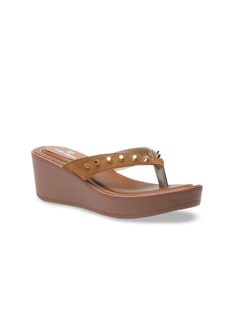 

pelle albero Women Tan Brown Solid Heels