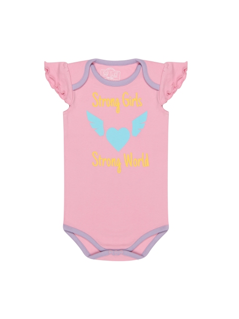 

Nap Chief Kids Purple & Pink Printed Romper