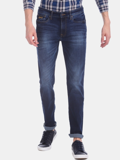 

Aeropostale Men Blue Skinny Fit Mid-Rise Clean Look Stretchable Jeans