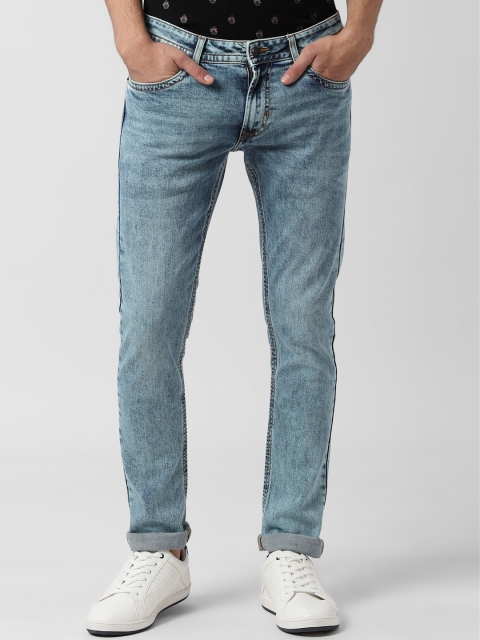 

Peter England Casuals Men Blue Skinny Fit Mid-Rise Clean Look Stretchable Jeans