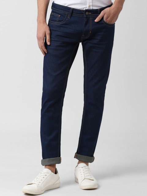 

Peter England Casuals Men Blue Skinny Fit Mid-Rise Clean Look Stretchable Jeans