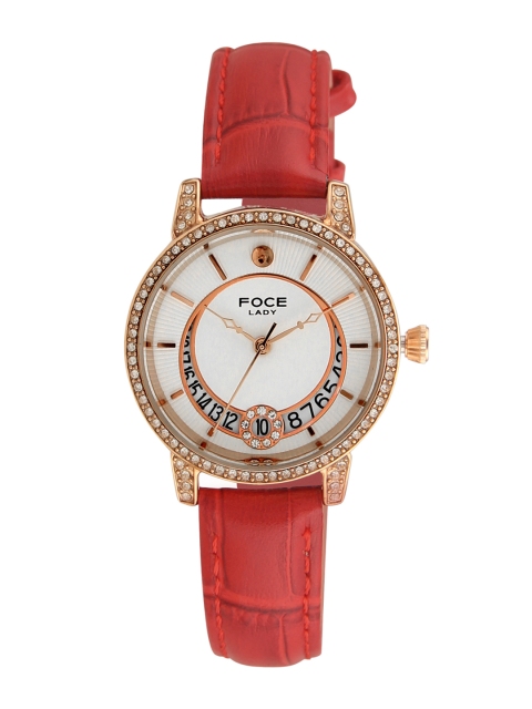 

FOCE Women Cream-Coloured Analogue Watch FAWW20RGL