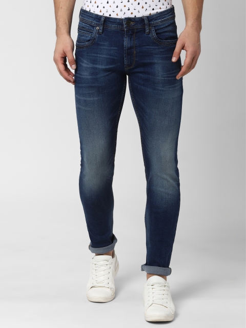 

Peter England Casuals Men Blue Skinny Fit Mid-Rise Clean Look Stretchable Jeans
