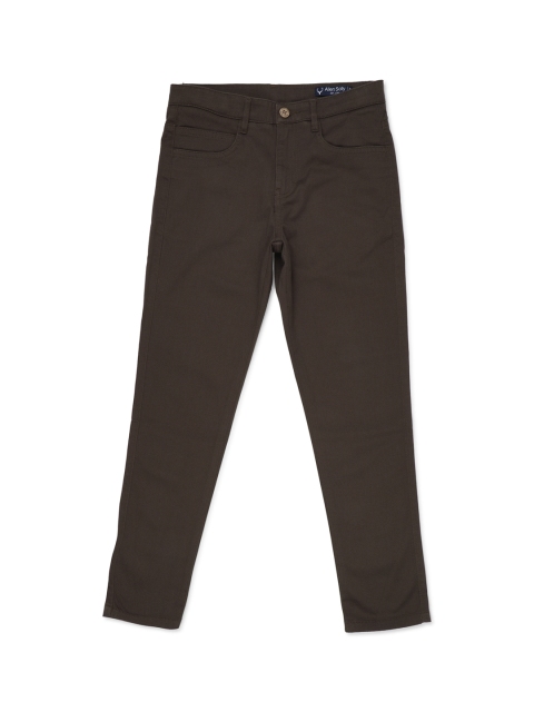 

Allen Solly Junior Boys Brown Regular Fit Solid Regular Trousers