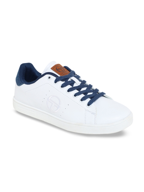 

Sergio Tacchini Men White Solid Sneakers