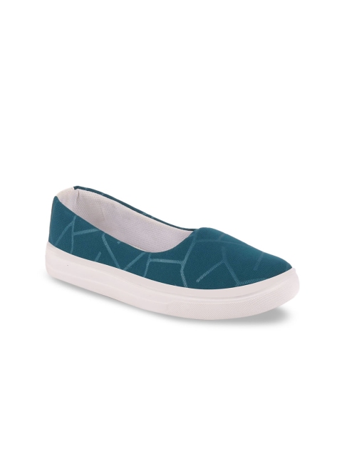 

FAUSTO Women Blue Slip-On Sneakers