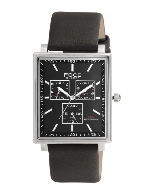

FOCE Men Black Analogue Watch FMW722GSL