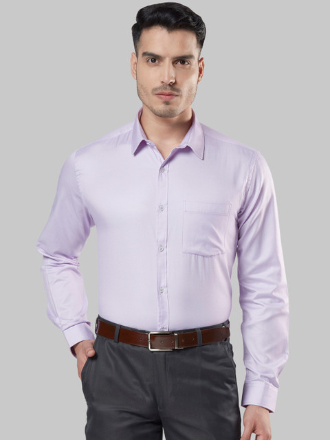 

Next Look Men Lavender Regular Fit Solid Formal Shirt