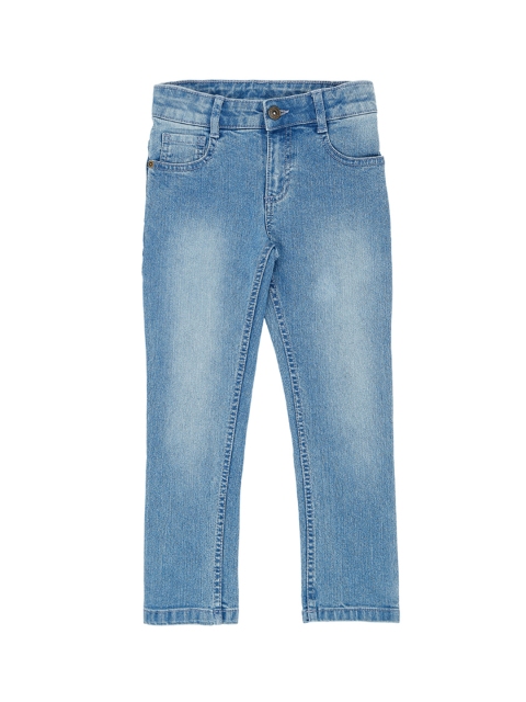 

Pantaloons Junior Boys Blue Tapered Fit High-Rise Clean Look Stretchable Jeans