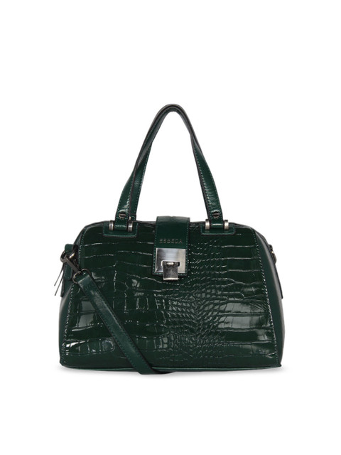 

ESBEDA Green Crocodile Skin Textured Shoulder Bag