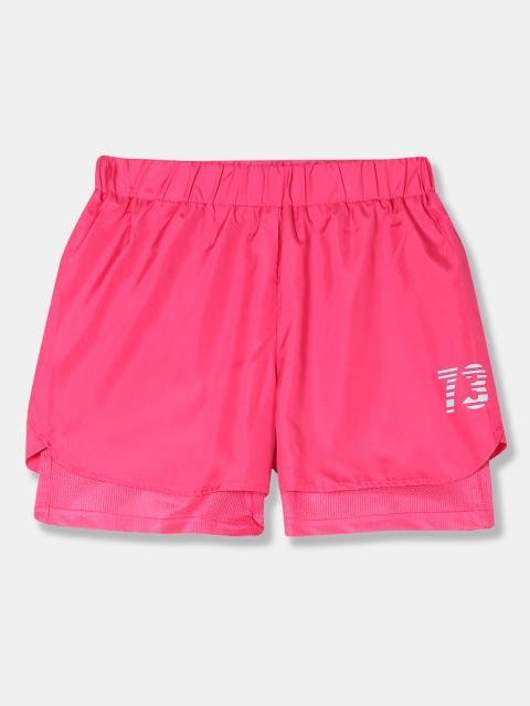 

Cherokee Girls Pink Solid Regular Fit Regular Shorts
