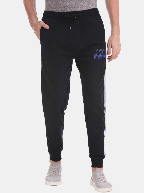 

Aeropostale Men Black Regular Fit Solid Joggers