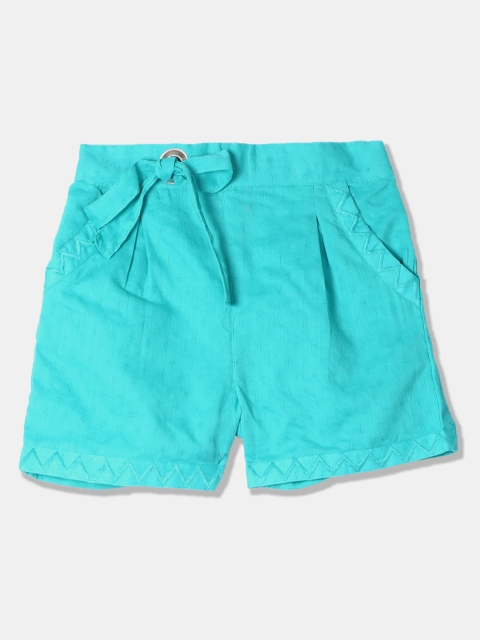 

Cherokee Girls Green Solid Regular Fit Regular Shorts