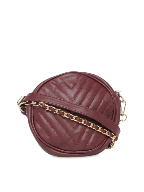 

DIVA WALK Brown Solid Leather Sling Bag