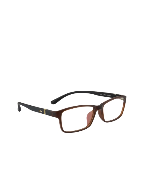 

Ted Smith Unisex Brown Solid Full Rim Rectangle Frames TSF-2008_C3