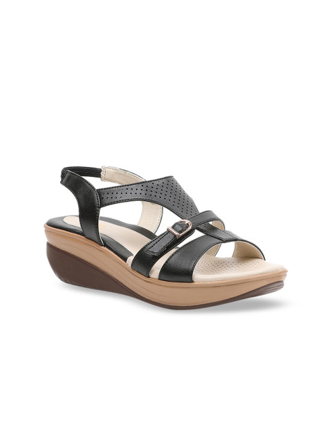 

pelle albero Women Black Solid Heels