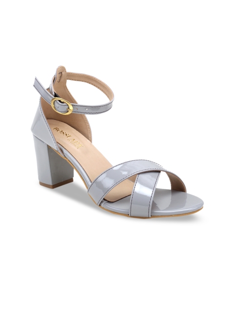 

SCENTRA Women Grey Solid Mid-Top Heels