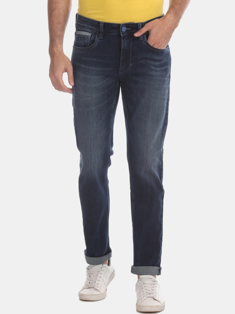 

Flying Machine Men Blue Slim Fit Mid-Rise Clean Look Stretchable Jeans