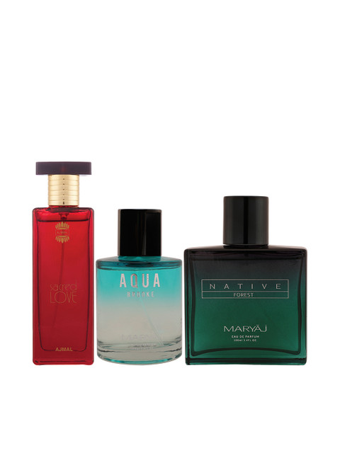 

Ajmal Unisex Set of 3 Perfumes, Red