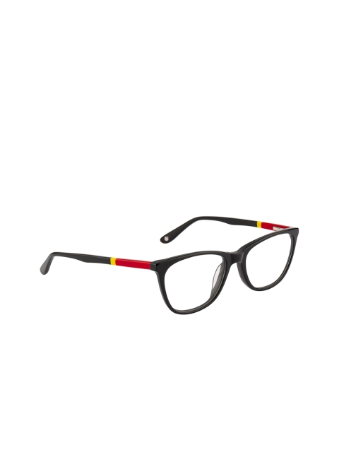 

Ted Smith Women Black Solid Full Rim Cateye Frames TSF-156_C1