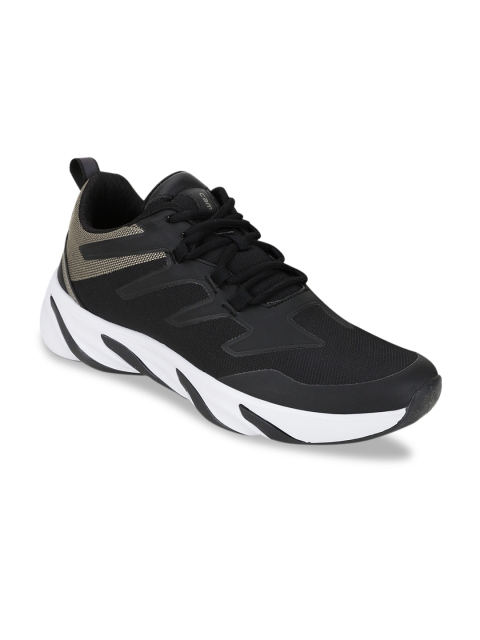 

Campus Men Black Mesh Running Shoes