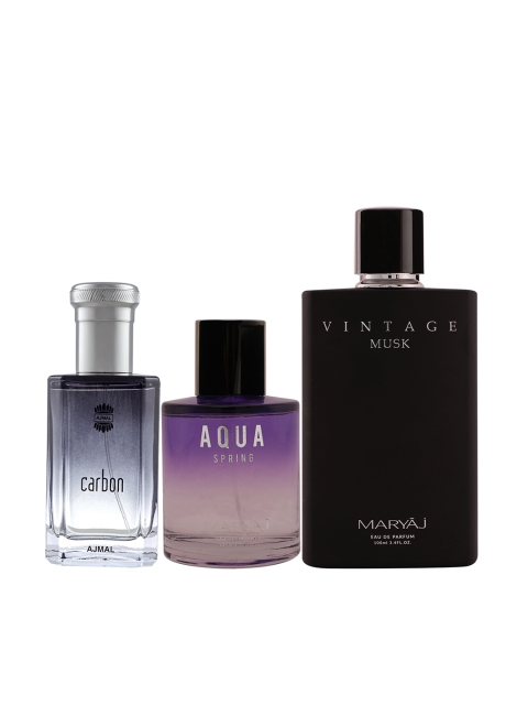 

Ajmal Unisex Set of 3 Perfumes 100ml, Black
