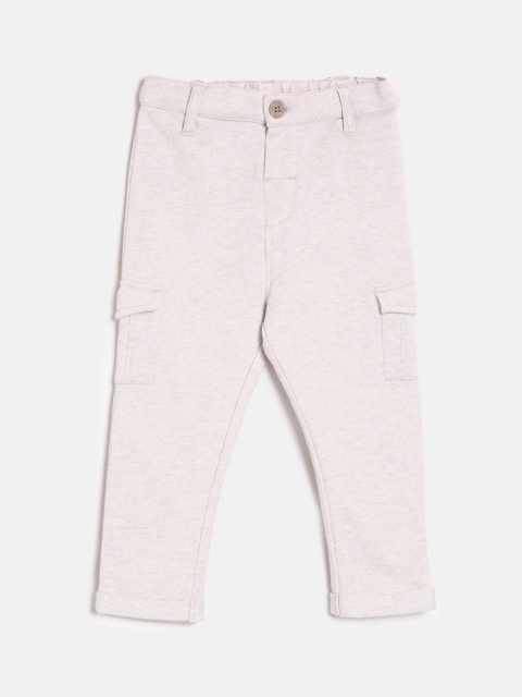 

MINI KLUB Boys Pink Self-Design Trouser