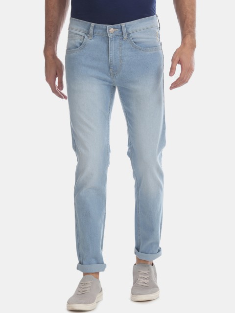 

Flying Machine Men Blue Slim Fit Low-Rise Clean Look Stretchable Jeans