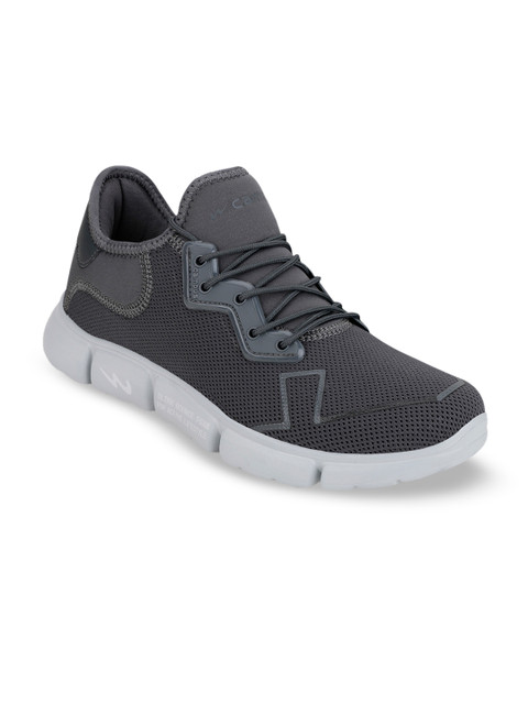 

Campus Men Grey Mesh Running Shoes